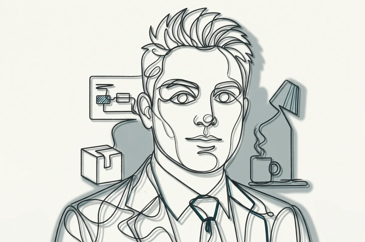 Illustrated portrait of Daffa Aldyo